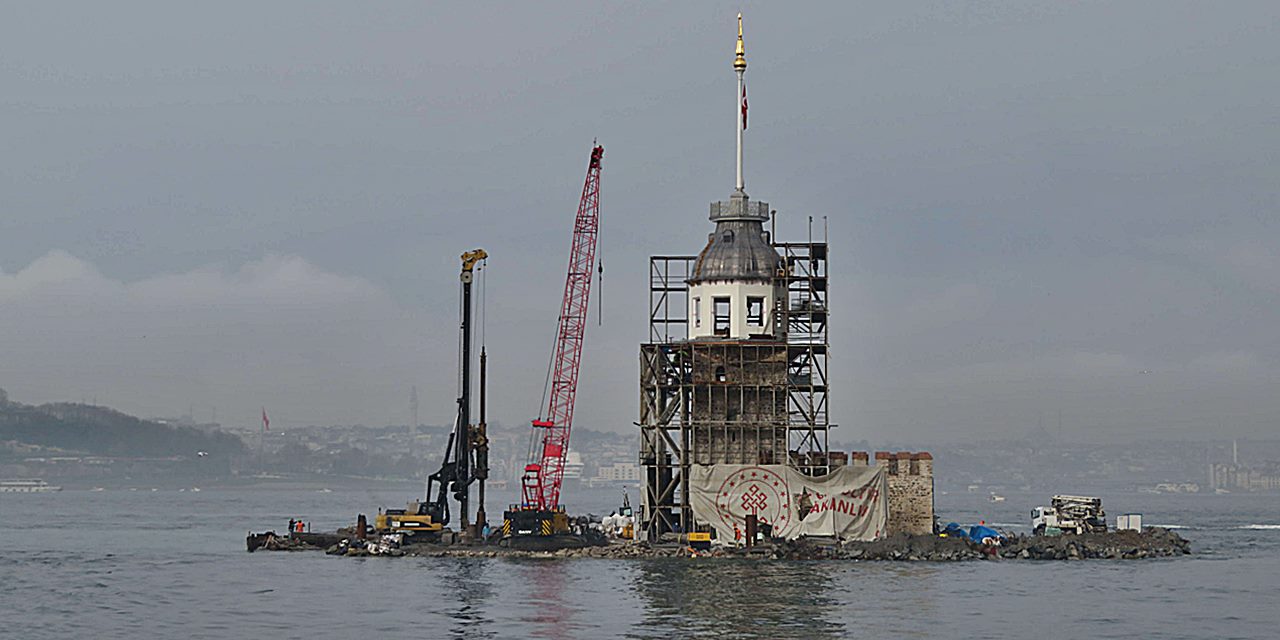 Kız Kulesi ndeki restorasyonda sona yaklaşıldı Mayıs ayında açılacak