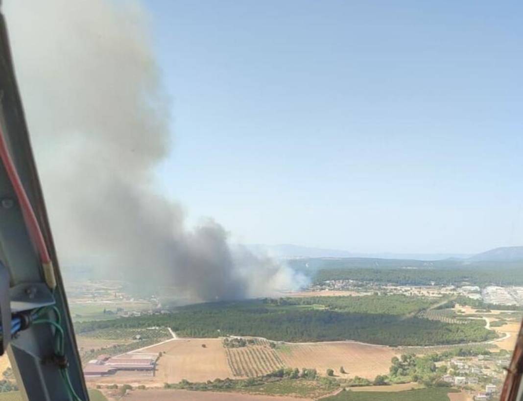 İzmir’de orman yangını kontrol altına alındı 2