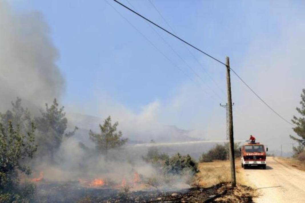 Mersin'de orman yangını: 110 ev tahliye edildi, yol ve tüneller trafiğe kapatıldı 1