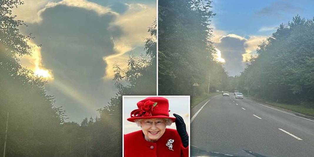 Daily Mail gazetesinin 'kraliçeye benzeyen bulut' haberi dalga konusu oldu 1