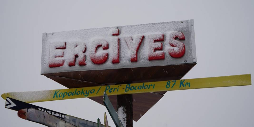 Erciyes'te kar kalınlığı 20 santimetreyi buldu 6