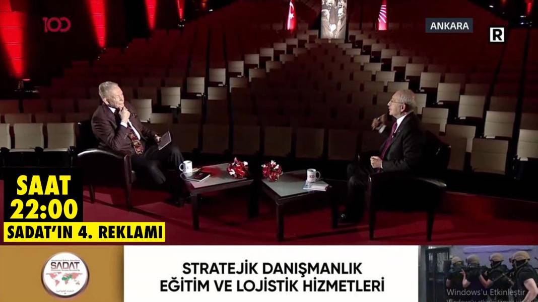 Uğur Dündar-Kılıçdaroğlu yayınında SADAT reklamı '6 kez' yayınlandı 4