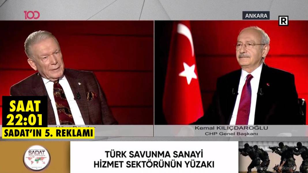 Uğur Dündar-Kılıçdaroğlu yayınında SADAT reklamı '6 kez' yayınlandı 5