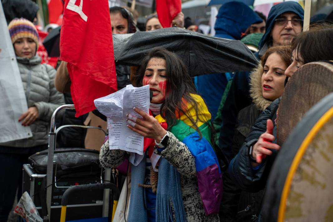 Habip Koçak'ın objektifinden Londra'daki İran protestosu 13