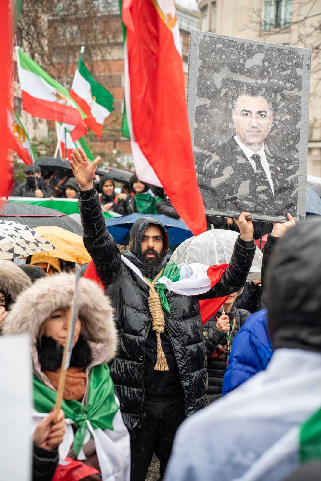 Habip Koçak'ın objektifinden Londra'daki İran protestosu 11