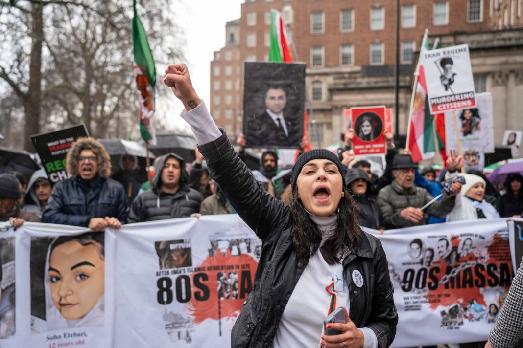 Habip Koçak'ın objektifinden Londra'daki İran protestosu 6