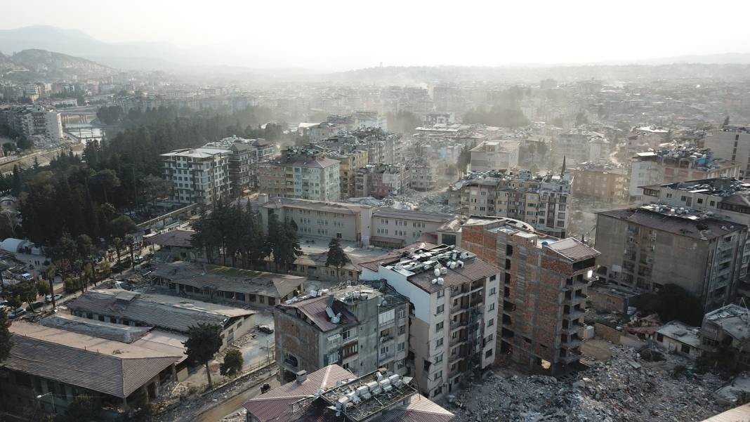 Antakya'daki son durum havadan görüntülendi 14