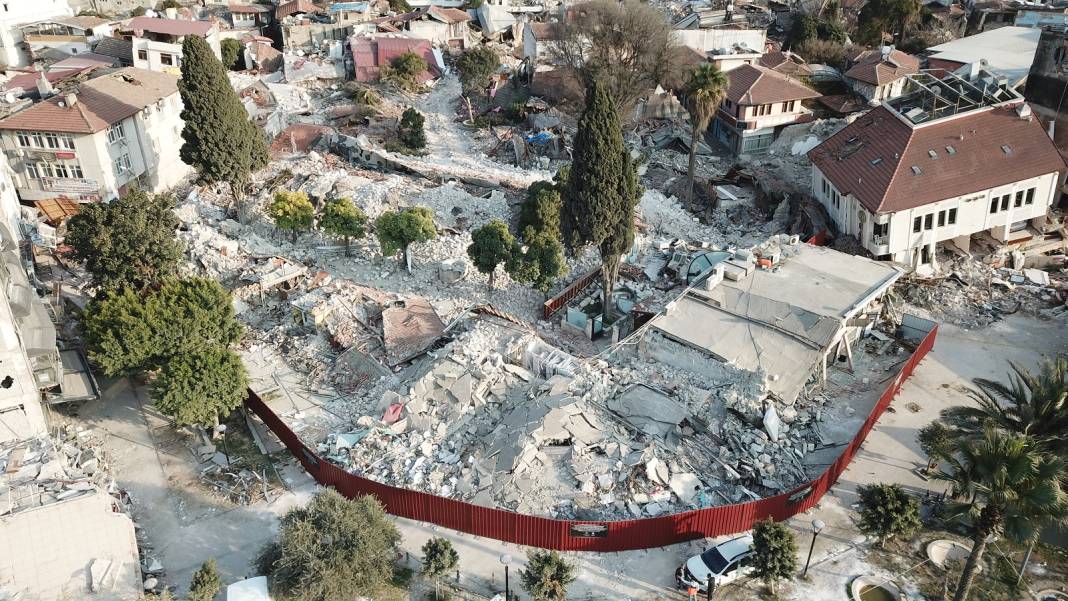 Antakya'daki son durum havadan görüntülendi 8