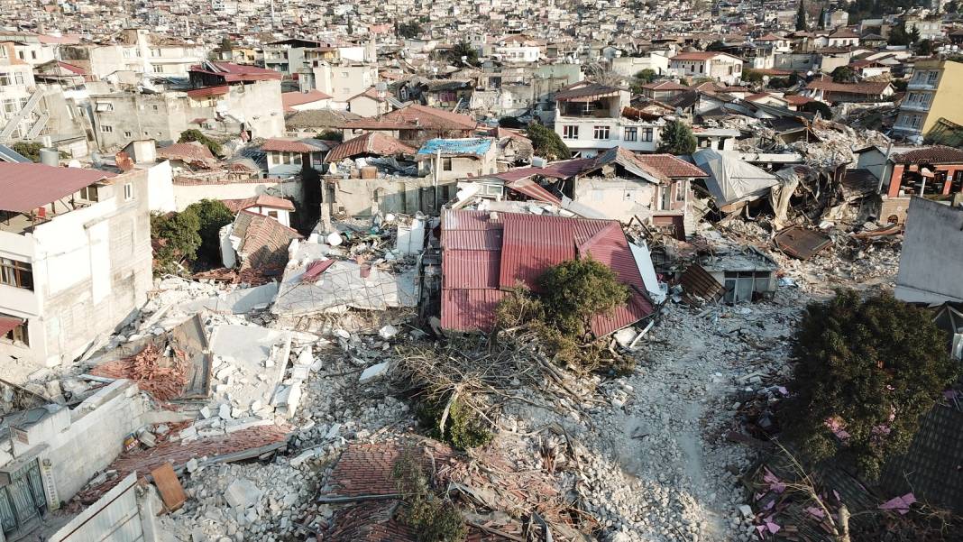 Antakya'daki son durum havadan görüntülendi 7
