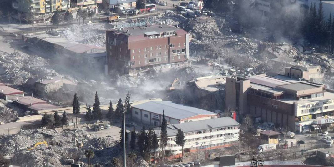 İşte yıkımın olduğu bölgeler: Kahramanmaraş havadan görüntülendi 7