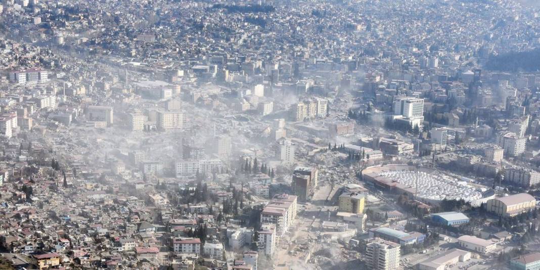 İşte yıkımın olduğu bölgeler: Kahramanmaraş havadan görüntülendi 2