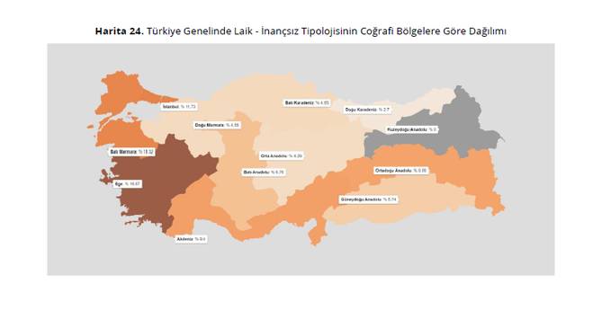 Türkiye'de inanç ve dindarlık araştırması: Dindar-muhafazakar yüzde 70, laik yüzde 30 4