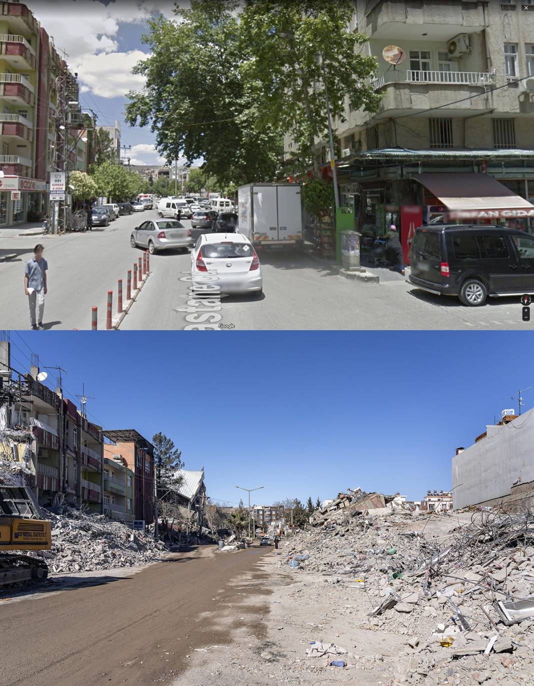 Öncesi ve sonrası fotoğraflarla deprem bölgesi 27