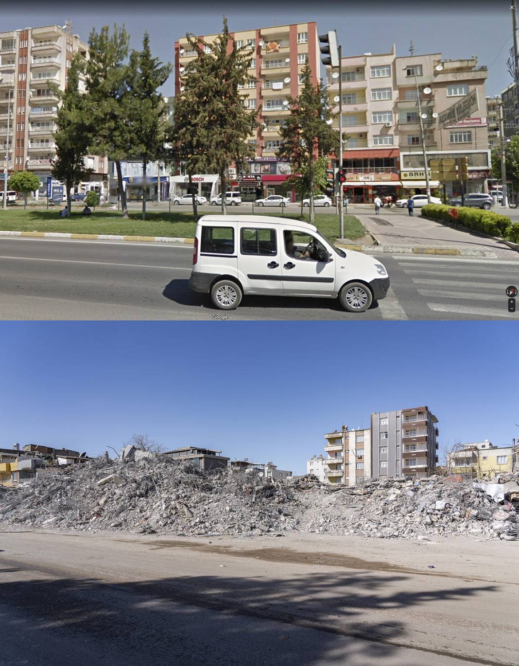 Öncesi ve sonrası fotoğraflarla deprem bölgesi 26