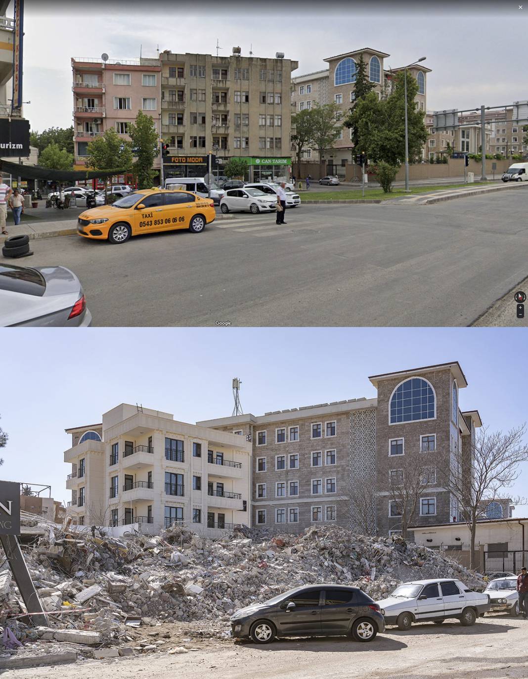 Öncesi ve sonrası fotoğraflarla deprem bölgesi 24