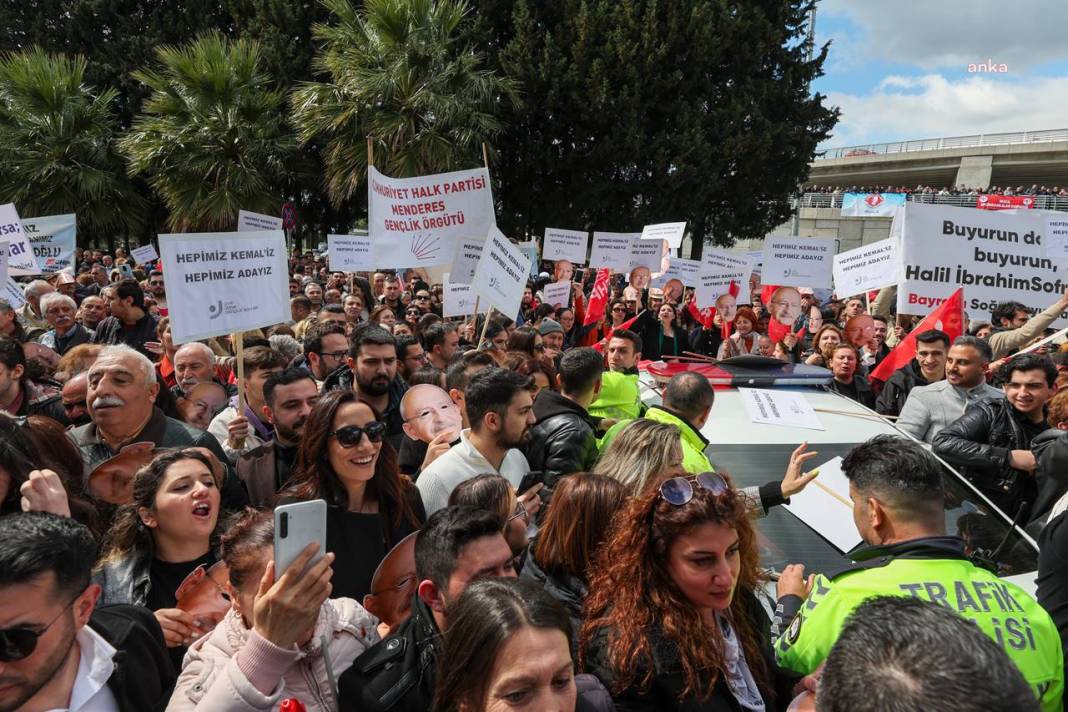 CHP liderini 'Cumhurbaşkanı Kılıçdaroğlu' sloganıyla karşıladılar 2