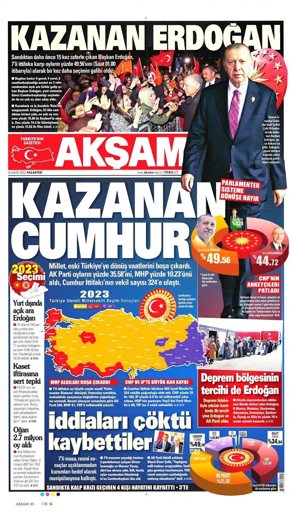 Gazeteler 14 Mayıs seçimlerini manşete nasıl taşıdı? 10