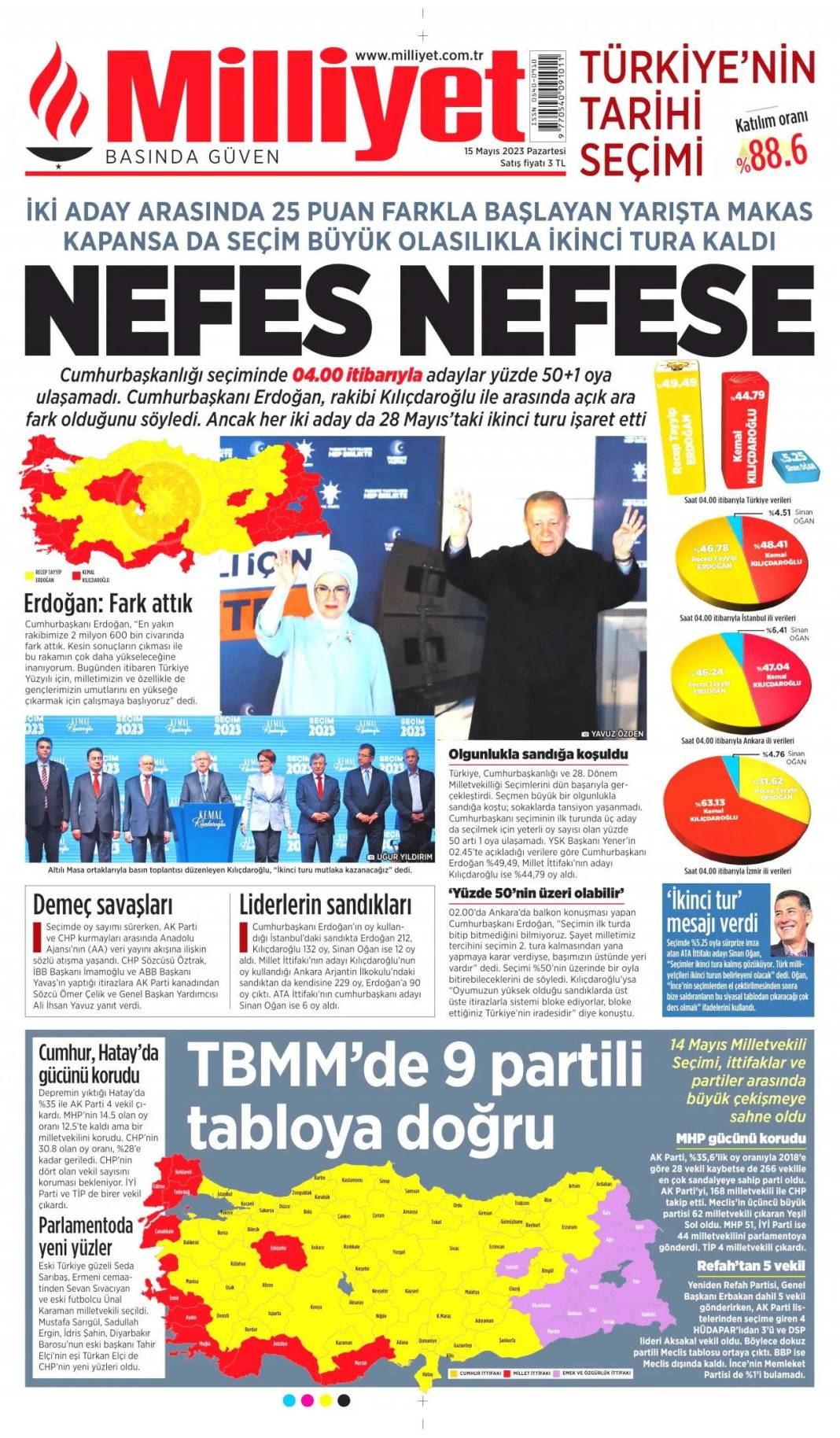 Gazeteler 14 Mayıs seçimlerini manşete nasıl taşıdı? 7