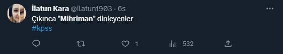 KPSS'de sorulan Mihriman sorusu sosyal medyada gündem oldu 2