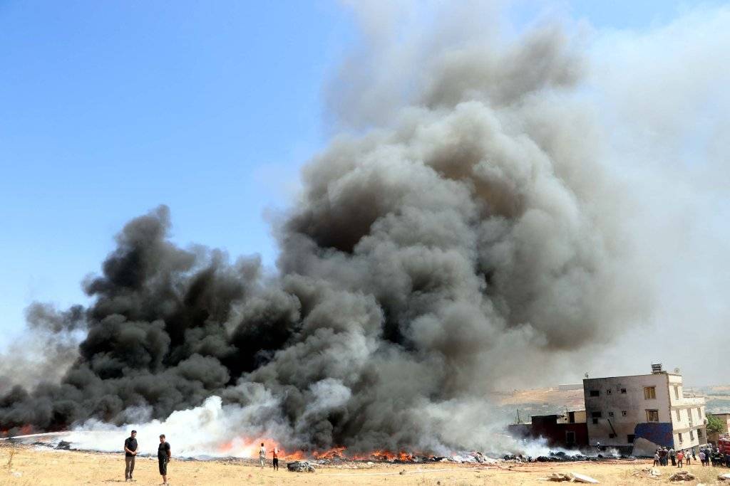 Gaziantep'te otluk yangını; bazı evler tahliye edildi 9