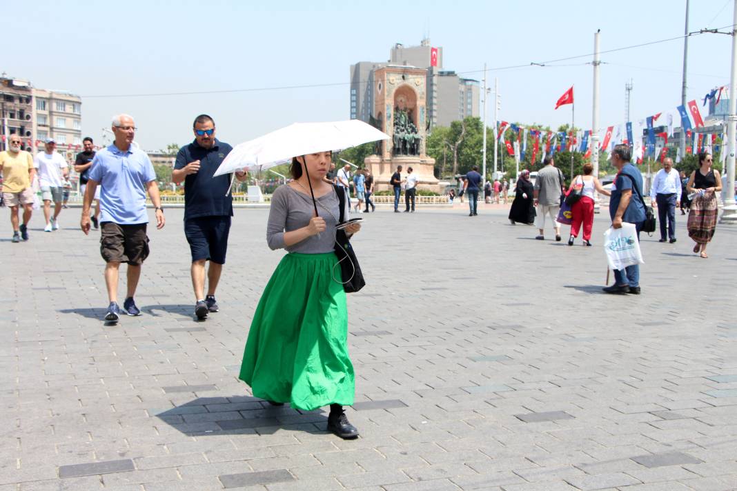 İstanbul bugün 40 dereceyi gördü 10