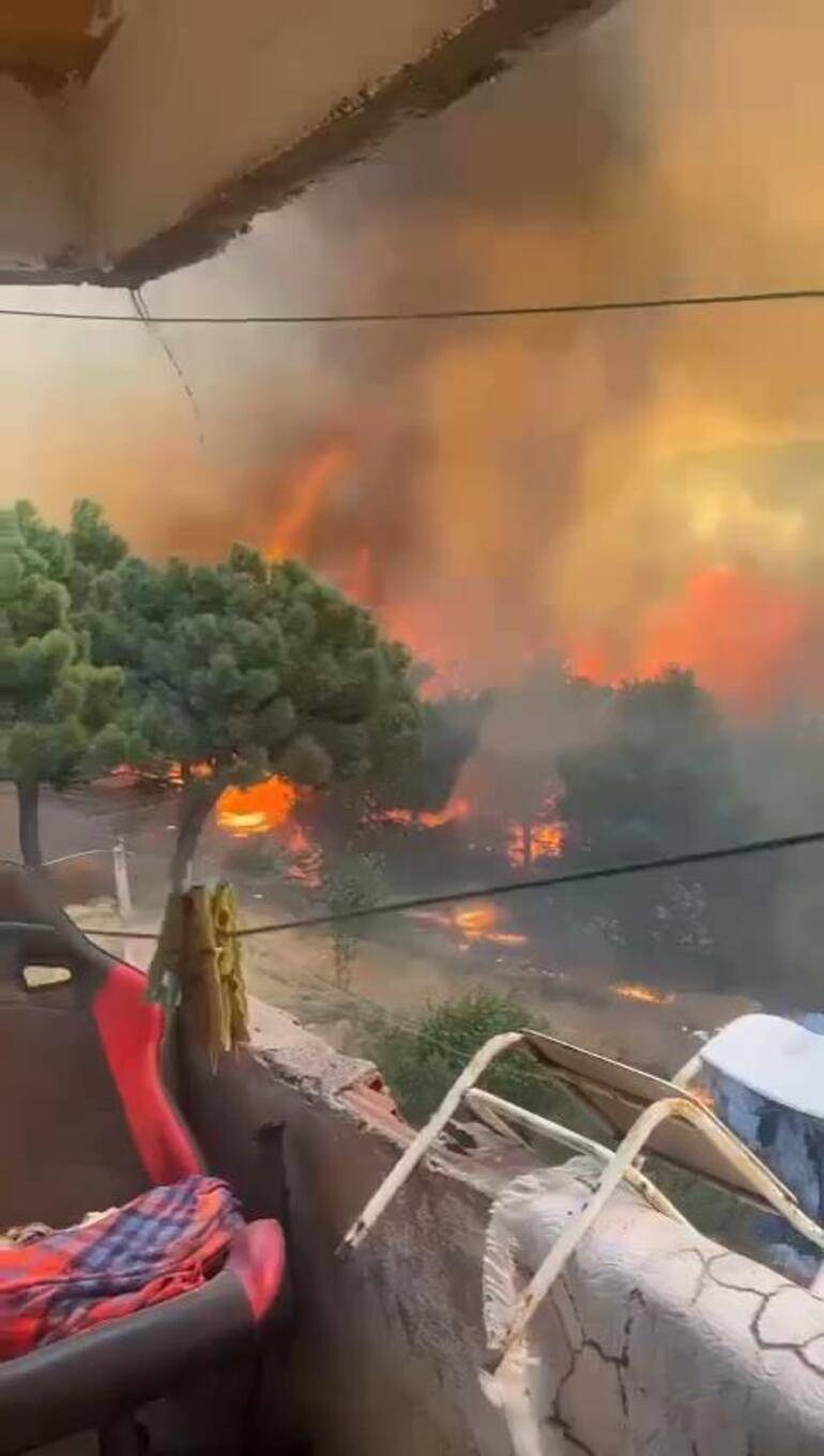 Maltepe'de orman yangını: Alevler evlere yaklaştı 3