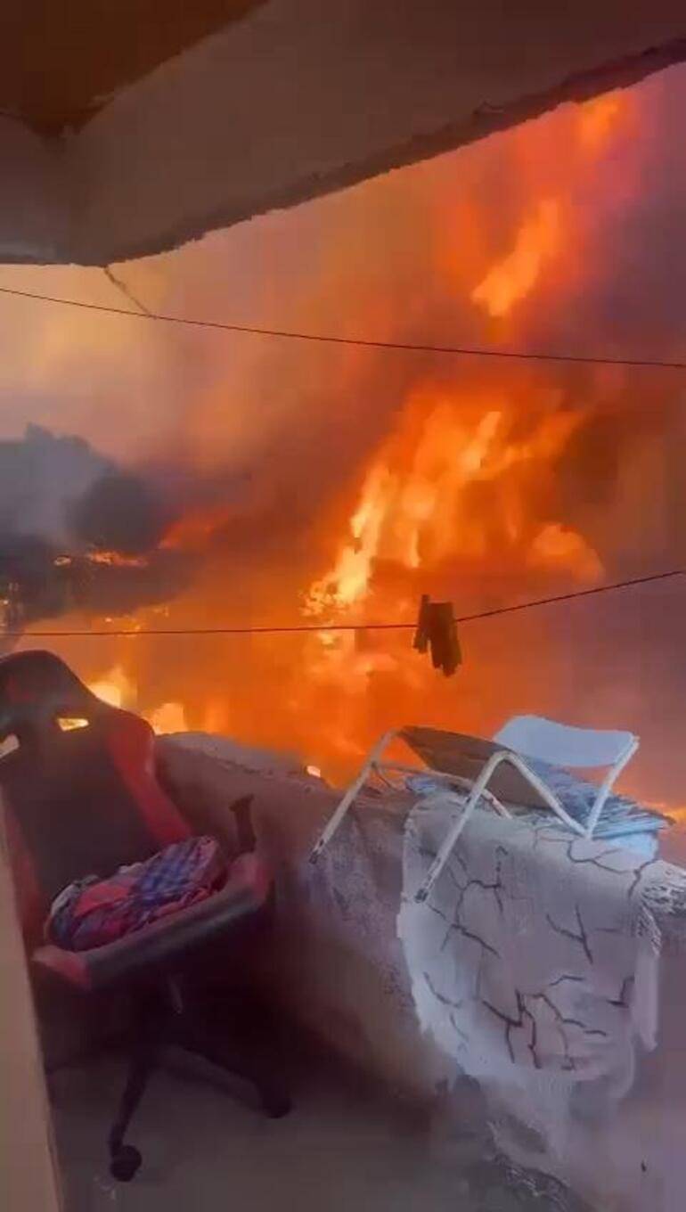 Maltepe'de orman yangını: Alevler evlere yaklaştı 2
