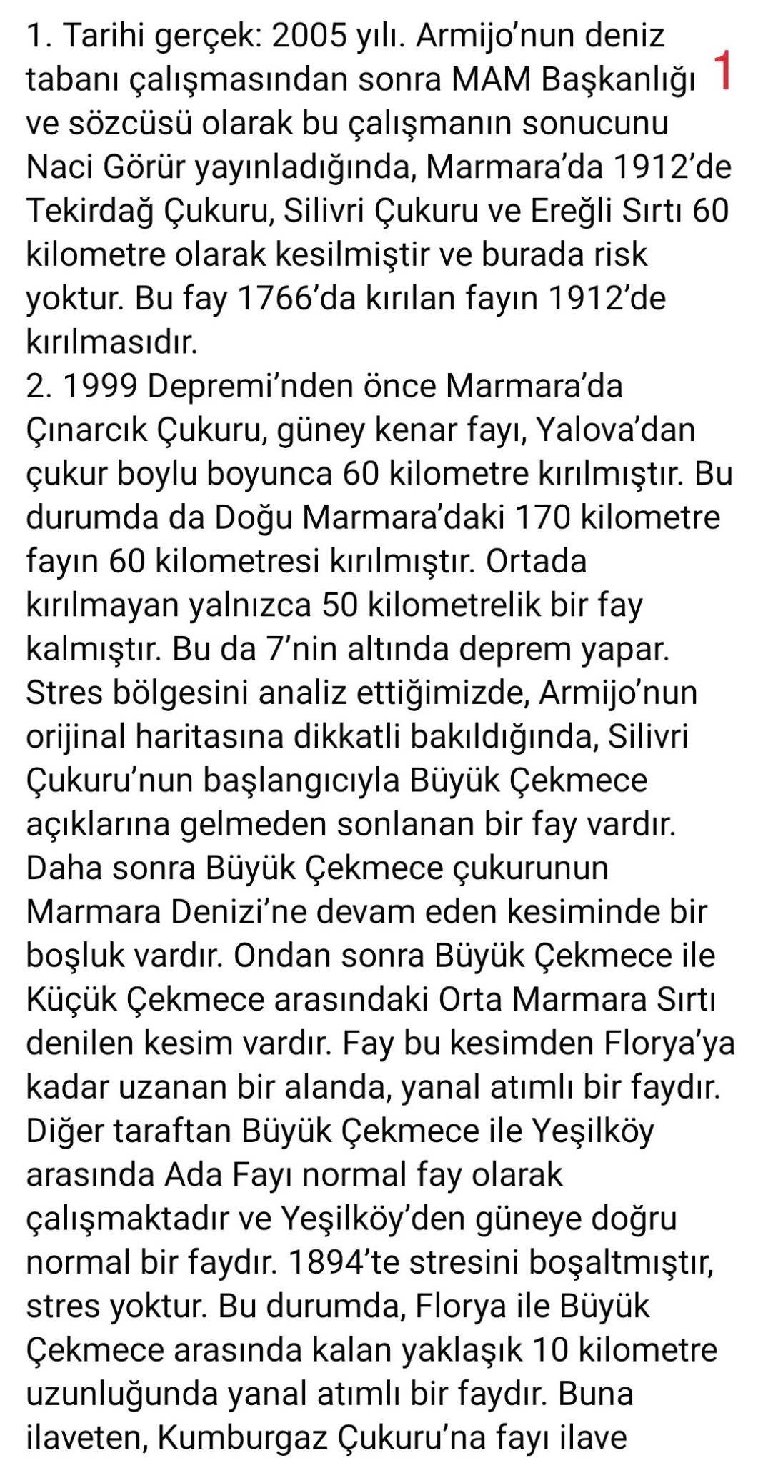Prof. Dr. Şener Üşümezsoy'dan İstanbul depremiyle ilgili açık mektup 2