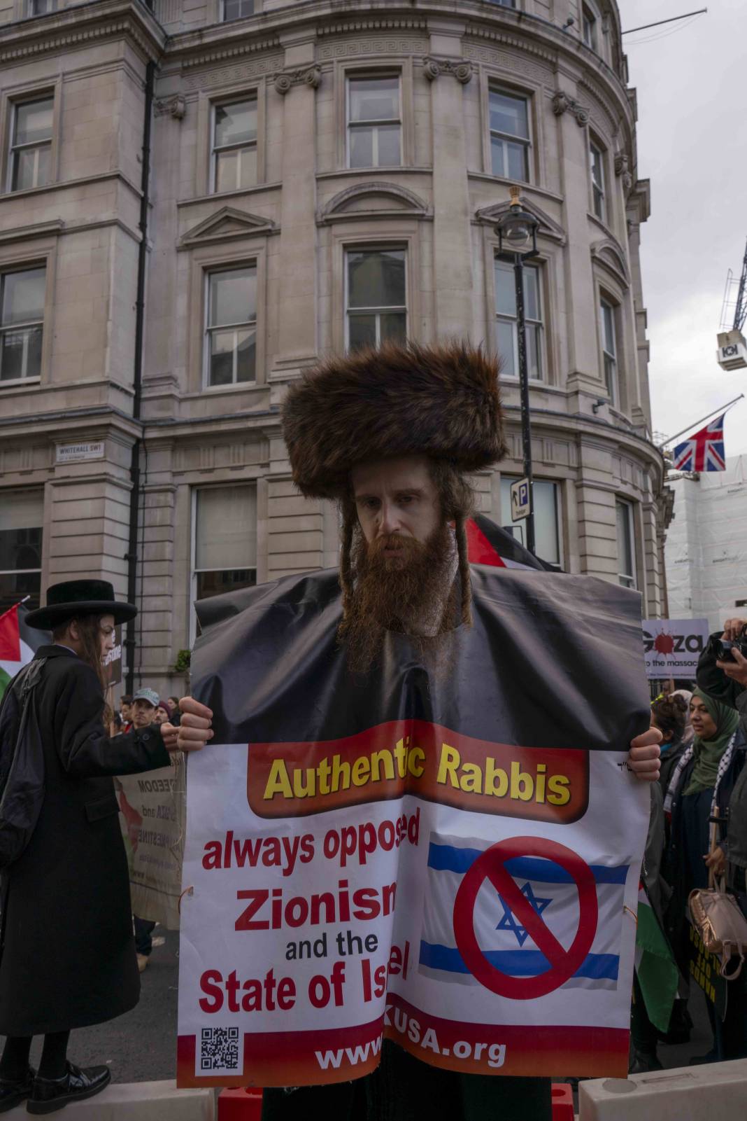 Londra'da on binlerce kişi Filistin'e özgürlük istedi 7