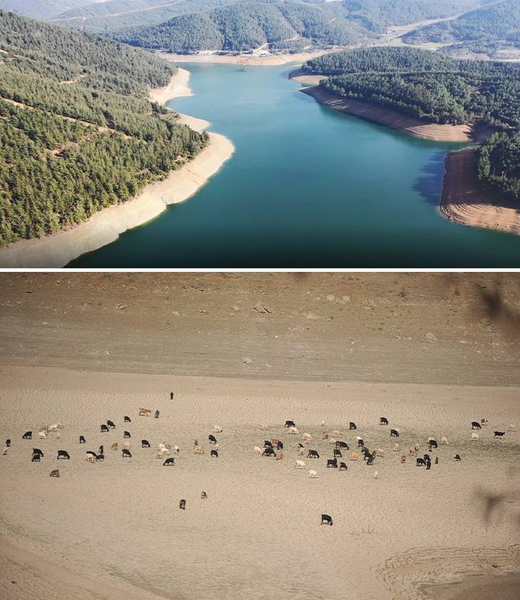 Sulama barajı kurudu: Nedeni, küresel ısınmanın yanı sıra bilinçsiz tüketim 14