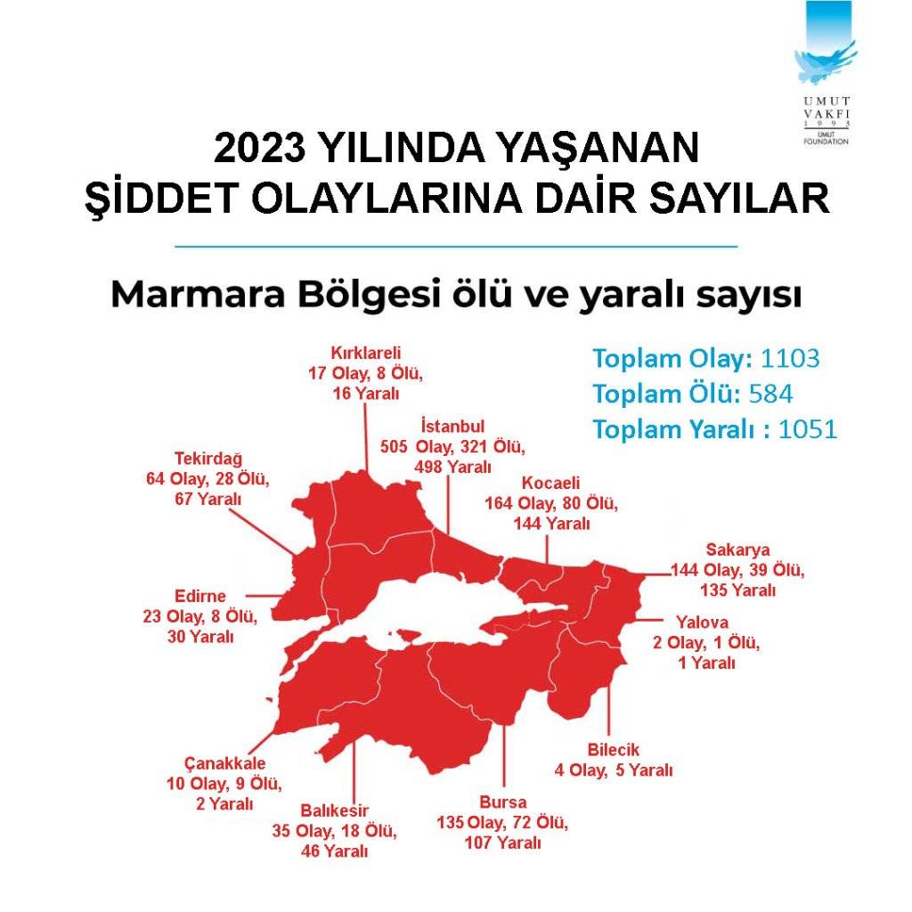 Türkiye’nin silahlı şiddet haritası çıkarıldı... İstanbul ilk sırada, son sıradaki şehir Doğu Anadolu'dan 4