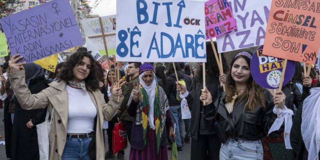 Kadınlar Günü'nde Diyarbakır rengarenk 4