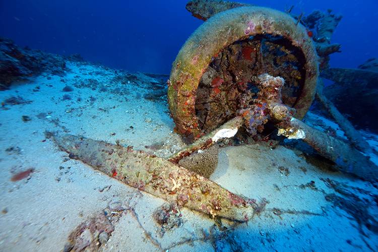 2. Dünya Savaşı batığı bombardıman uçağı Kaş açıklarında görüntülendi 3