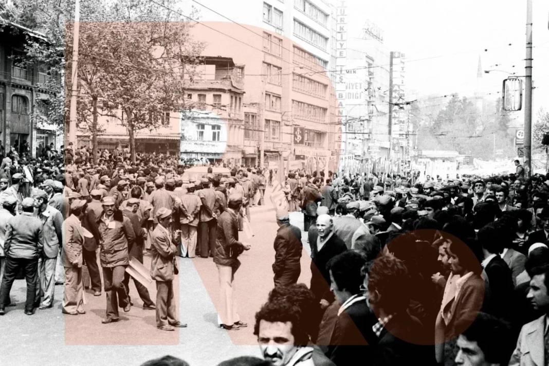 Bit pazarından çıktı... 1 Mayıs 1977'nin hiç bilinmeyen fotoğrafları 6