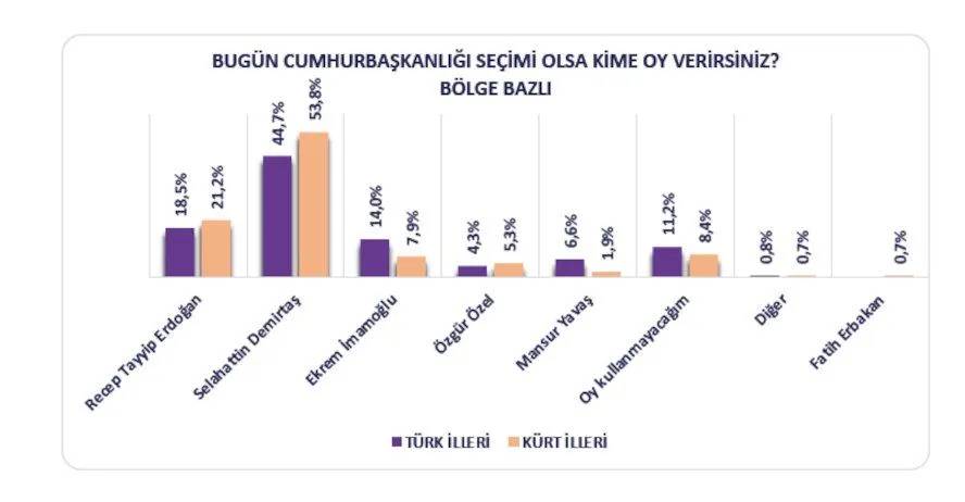 Kürt seçmen anketi: Cumhurbaşkanlığı seçimi olsa kime oy verirsiniz? 4