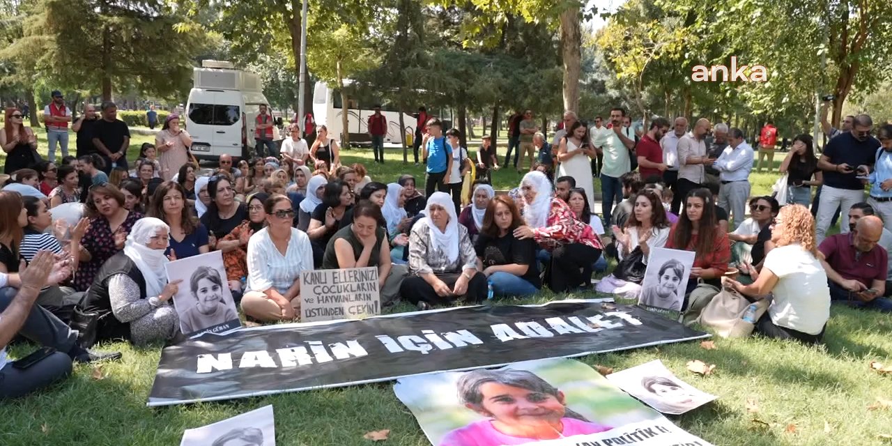 Diyarbakır’da STK'lar Narin için taziye alanı kurdu