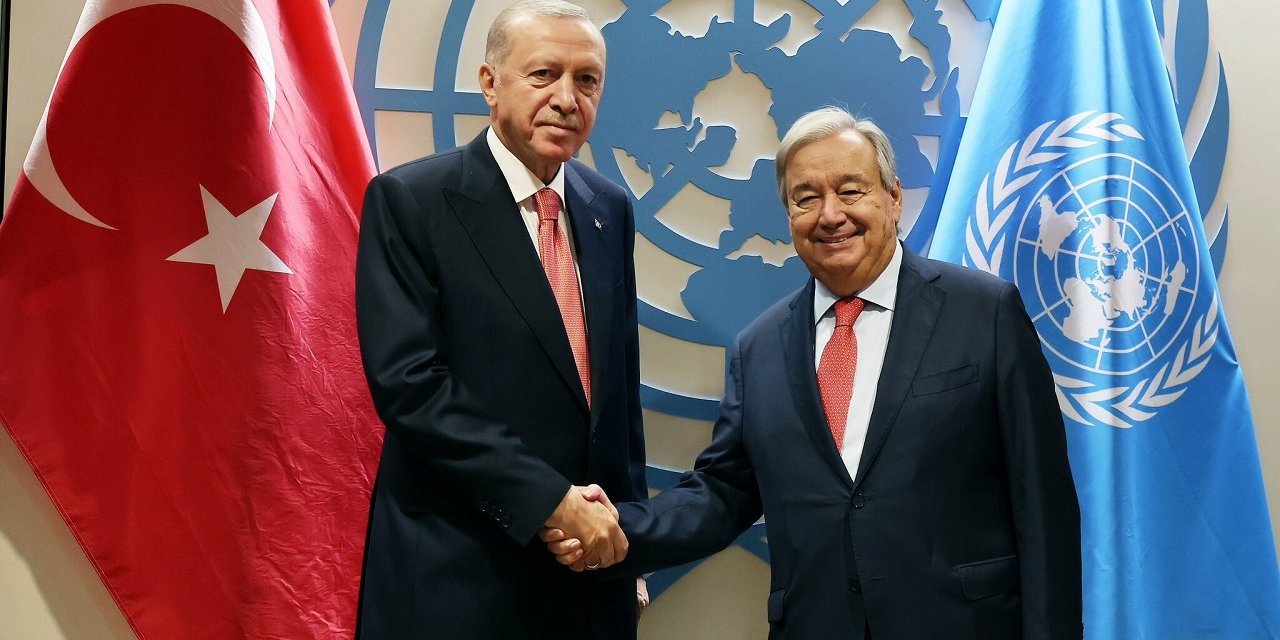 Cumhurbaşkanı Erdoğan, BM Genel Sekreteri Guterres ile görüştü