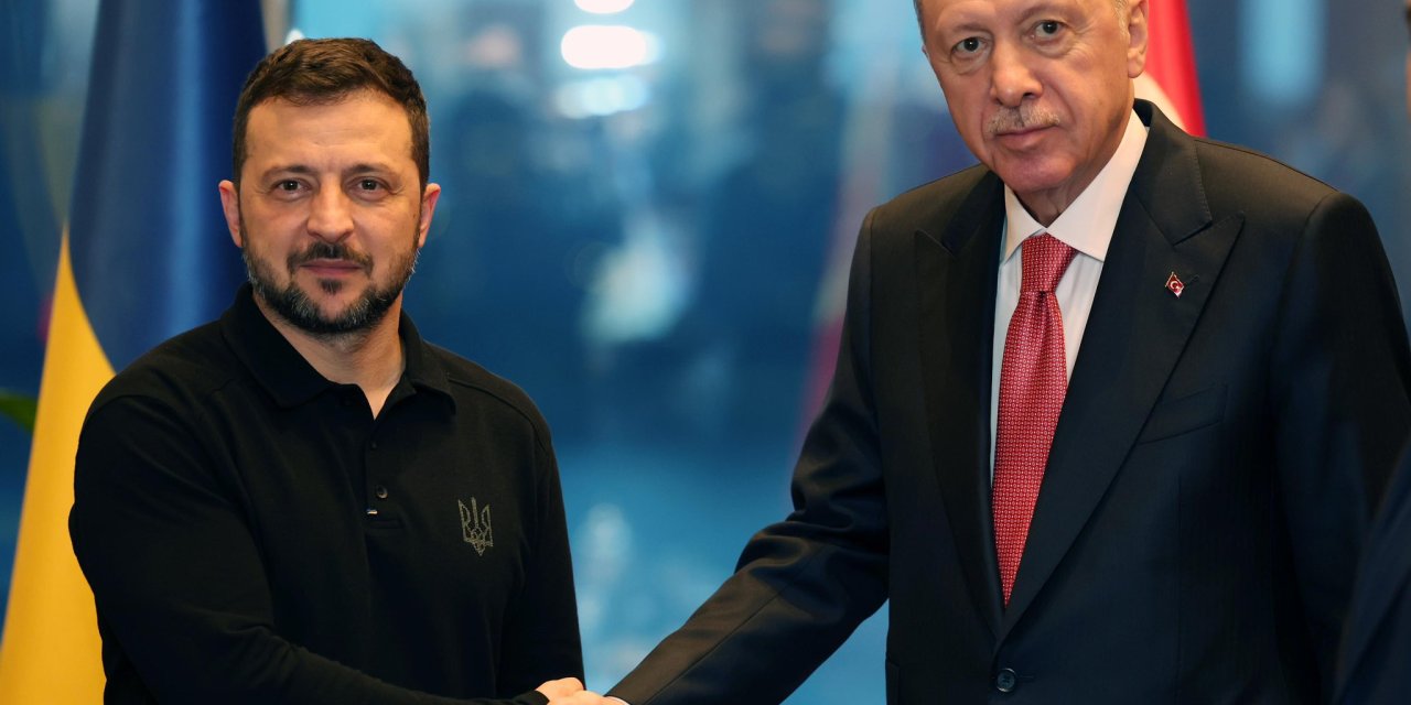 Erdoğan, Zelenskiy ile bir araya geldi