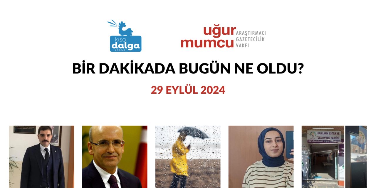 Bir dakikada bugün ne oldu?
