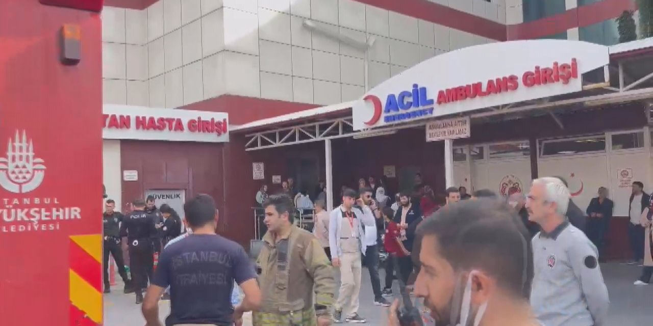 Esenyurt Devlet Hastanesi'nde yangın söndürüldü