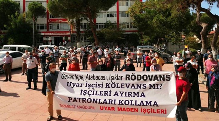 Tazminatları ödenmeyen Uyar Maden işçileri, 4 Temmuz'da soma'dan Ankara'ya yürüyecek