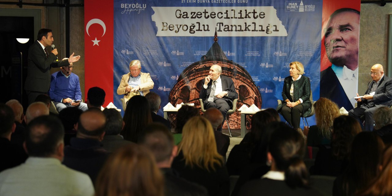 Beyoğlu'nda 'Gazetecilikte Beyoğlu Tanıklığı' paneli