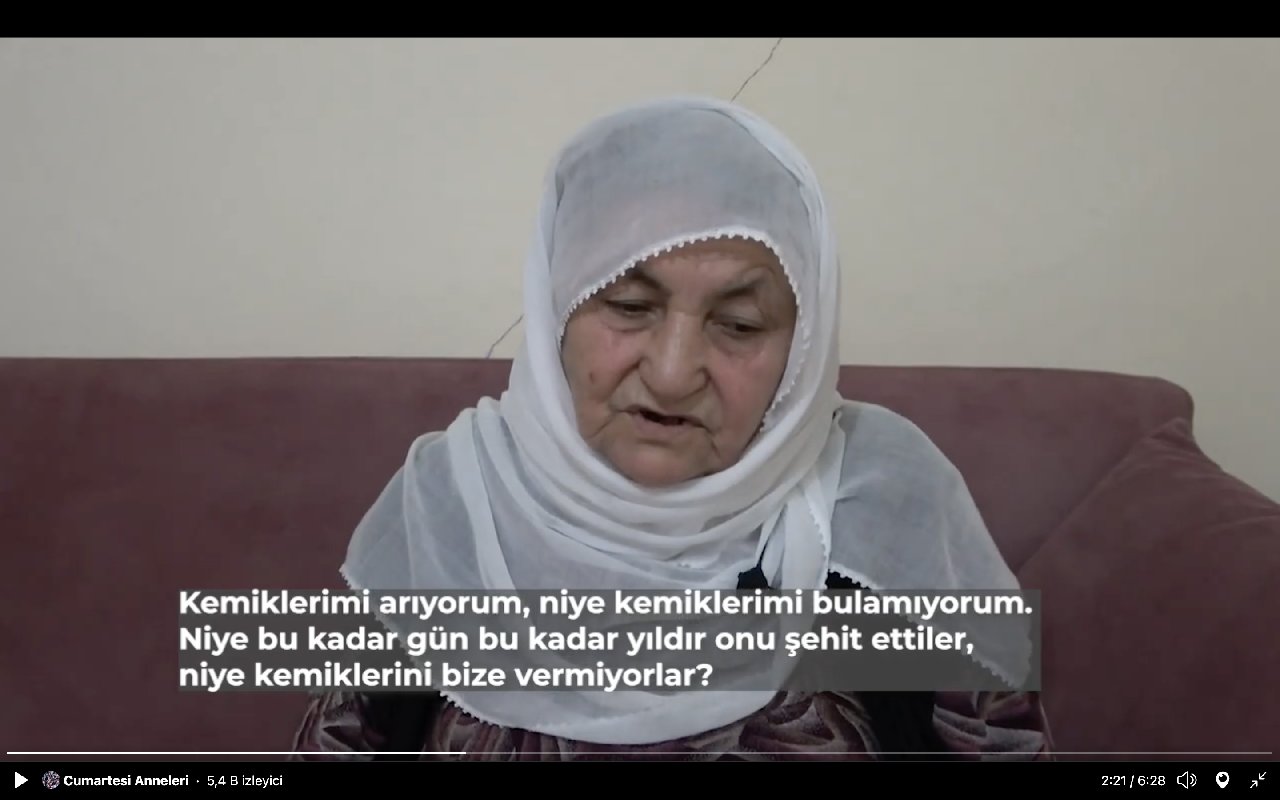 28 yıl önce gözaltında kaybedilen Aydın Ay'ın annesi: "Oğlumun kemiklerini neden vermiyorlar?"