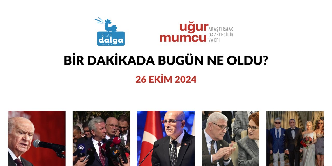 Bir dakikada bugün ne oldu?