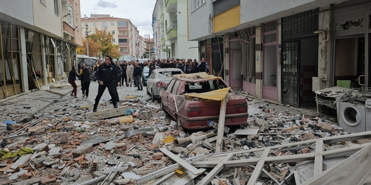 Çorum’da doğalgaz patlaması: 1 ölü, 33 yaralı