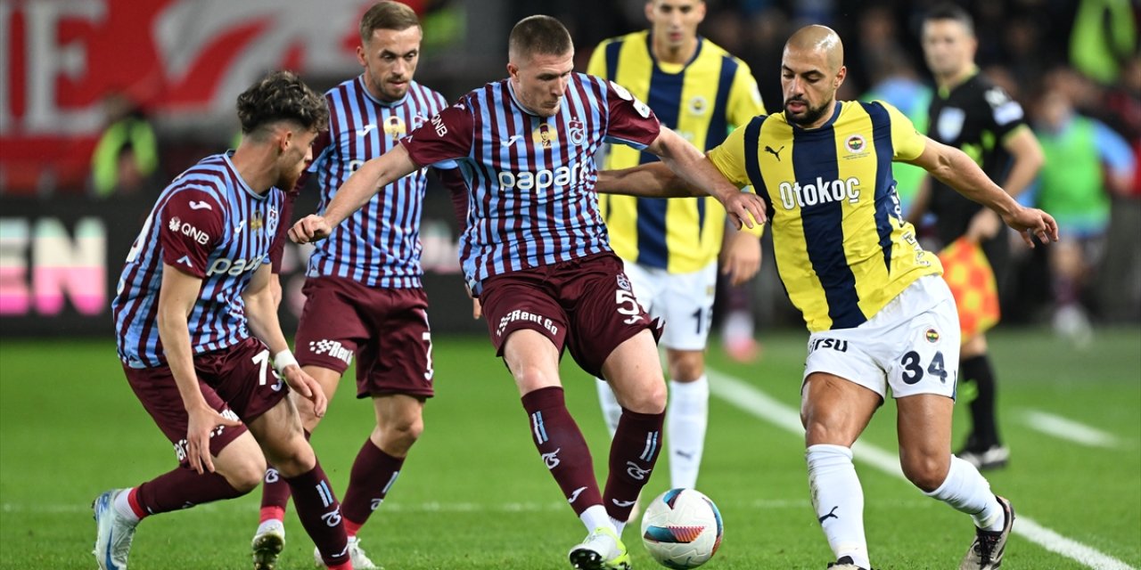 Fenerbahçe, Trabzonspor'u 3-2 mağlup etti