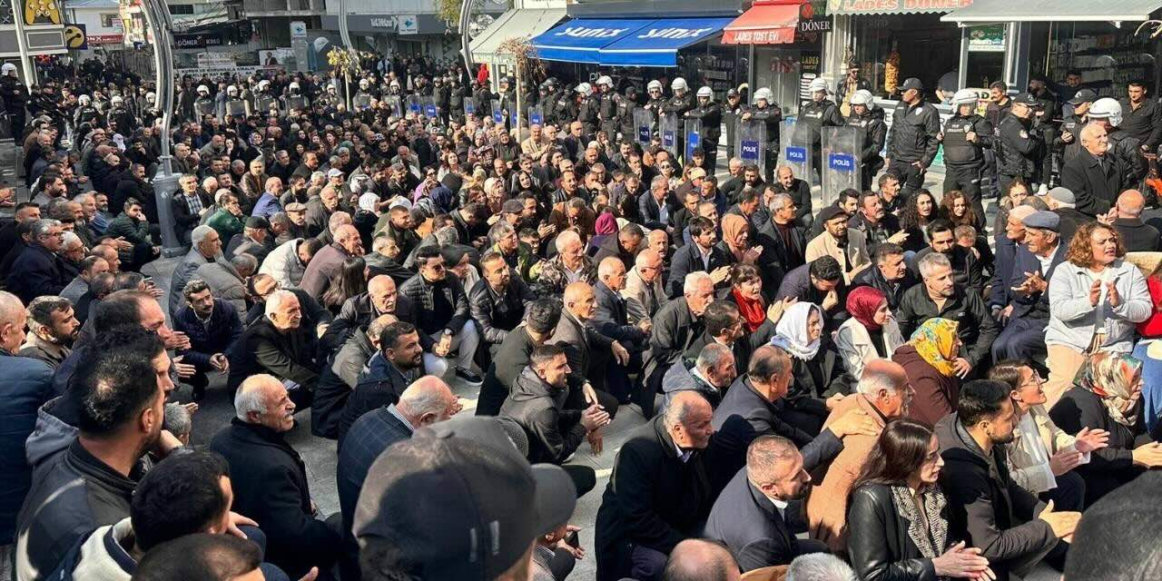 Van'da kayyım protestosuna polis müdahalesi: 4 gözaltı