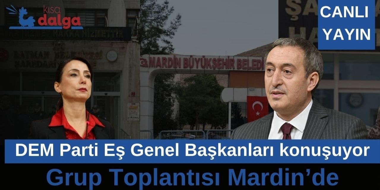 DEM Parti Eş Başkanları Mardin’de konuşuyor