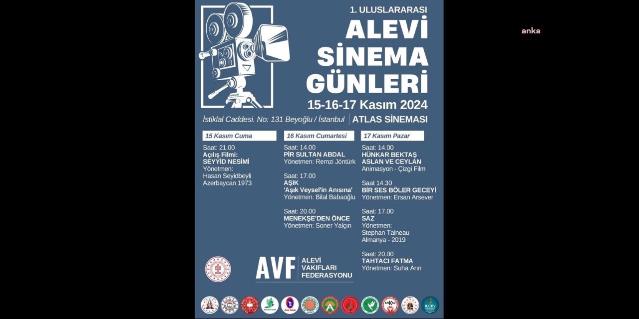 İlk kez düzenlenecek: Alevi Sinema Günleri, 15 Kasım'da başlıyor