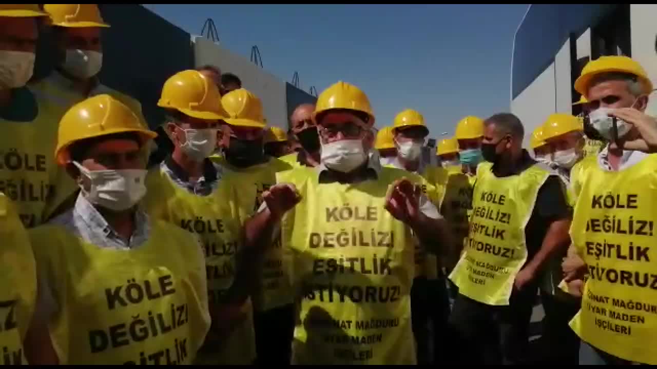 Somalı madenciler Ankara girişinde durduruldu, 5 işçiye izin verildi